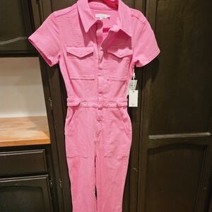 NWT Good American Pink Jumpsuit Pristine Never Even Tried On